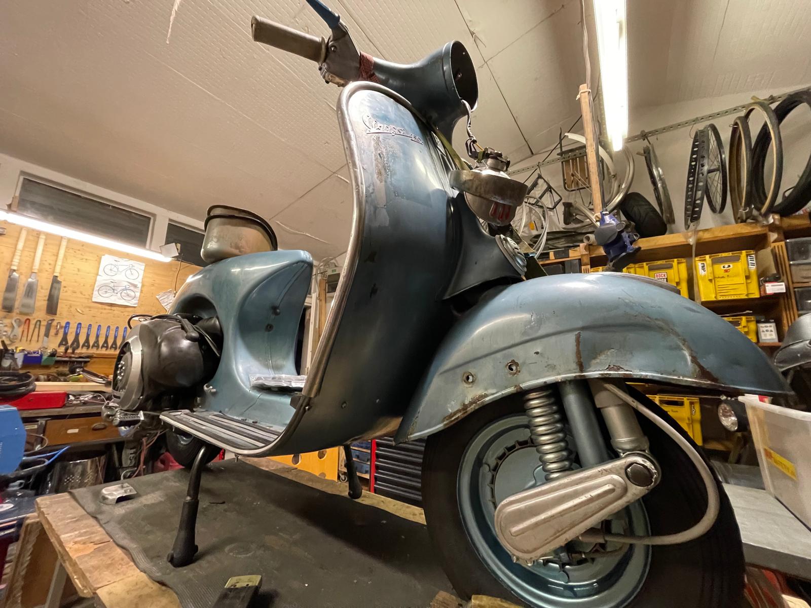 Restored 1963 Vespa VBB